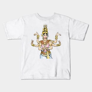 Cambodian Apsara Dancer Kids T-Shirt